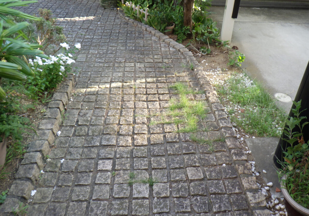 歩きにくかった以前のアプローチ